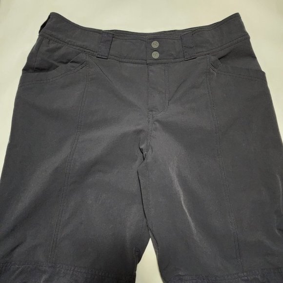 REI Black Mid Rise Roll On Convertible Hiking Pants - Picture 4 of 6